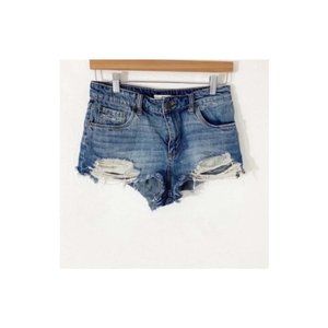 BP l Distressed Jean Shorts
